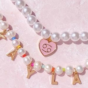 Cancer Zodiac Pearl Necklace ♋️